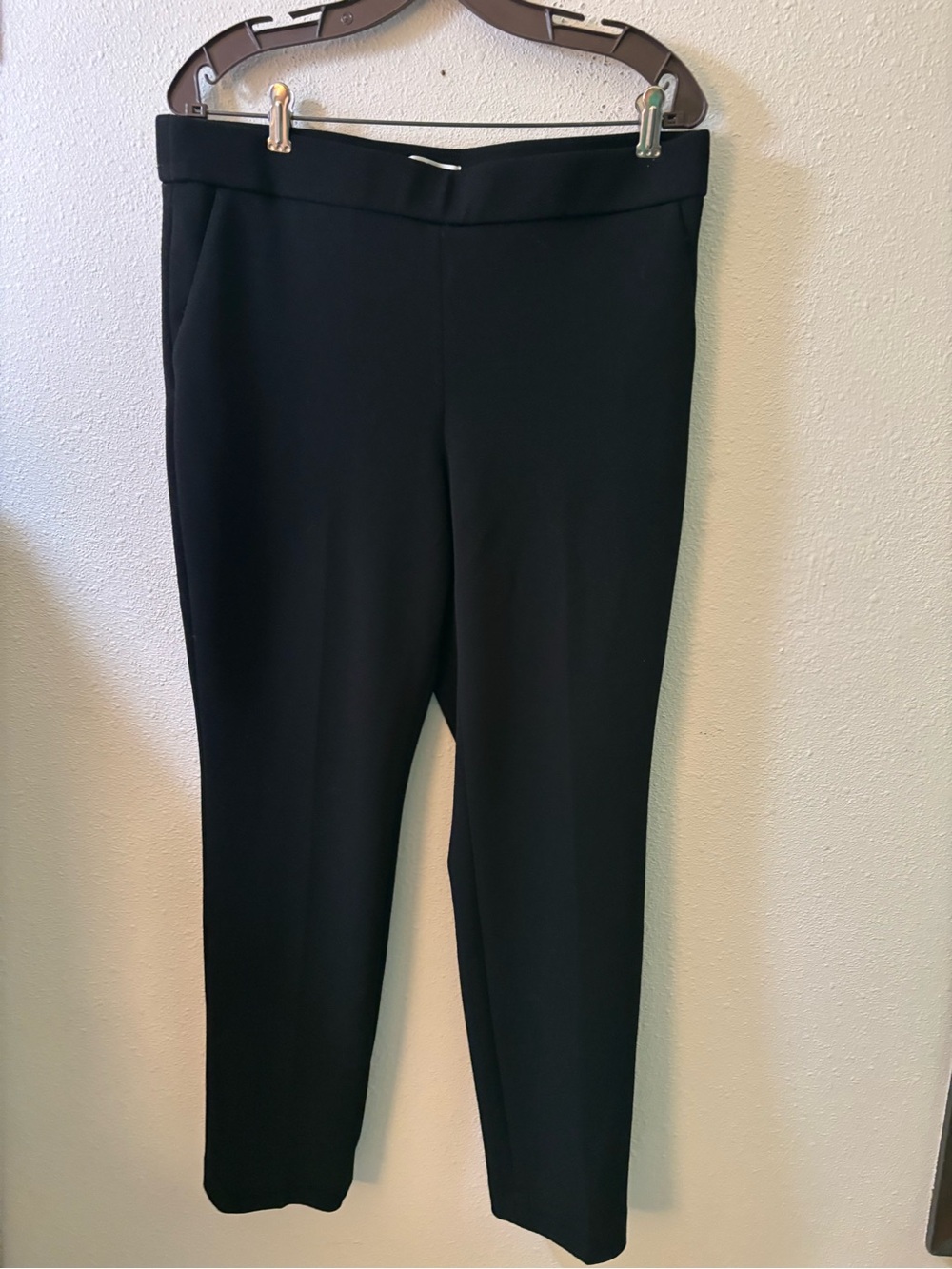 Kasper Black Women's Pants with Elastic Waistband size Large - Picture 2 of 5